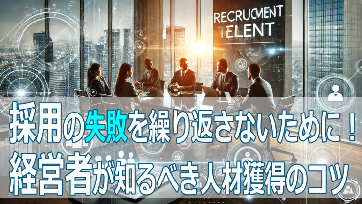 採用の失敗を繰り返さないために！経営者が知るべき人材獲得のコツ