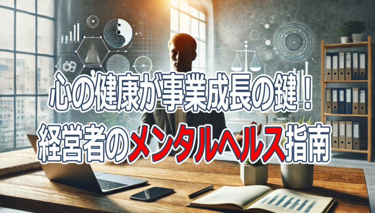 心の健康が事業成長の鍵！経営者のメンタルヘルス指南