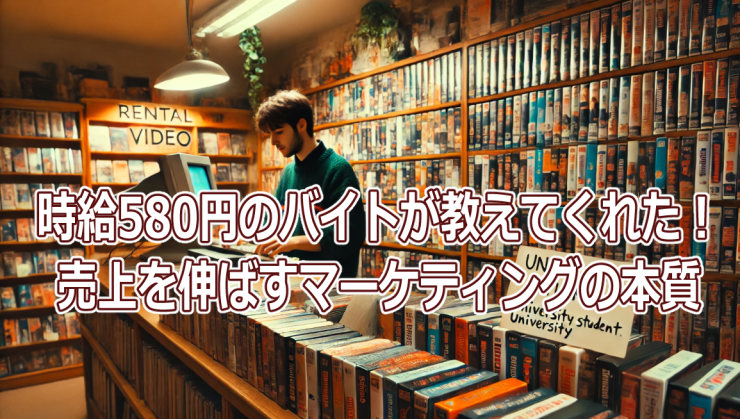 時給580円のバイトが教えてくれた！売上を伸ばすマーケティングの本質