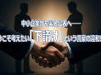 中小企業庁も実名公表へ──今こそ考えたい「下請け」という言葉の違和感