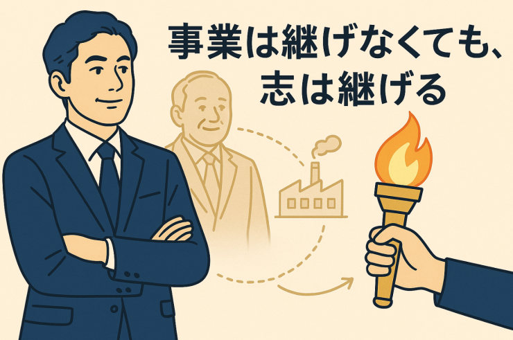 事業は継げなくても、志は継げる──経営者の魂を受け継ぐ生き方