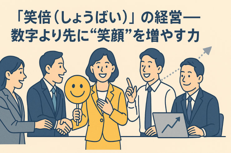 「笑倍（しょうばい）」の経営──数字より先に“笑顔”を増やす力