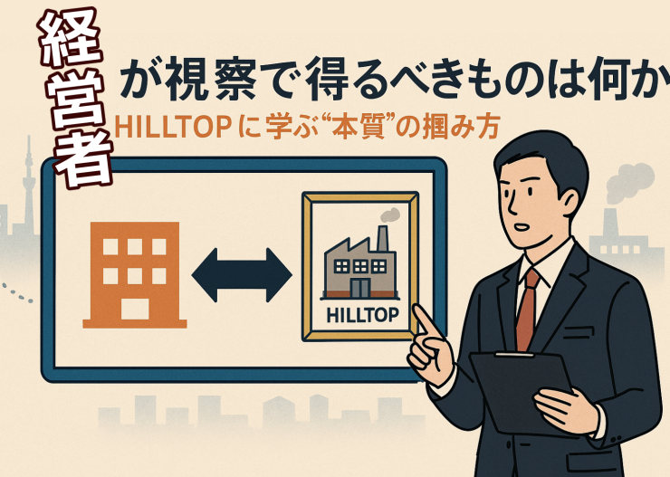 経営者が視察で得るべきものは何か──HILLTOPに学ぶ“本質”の掴み方(学びから比較へ)