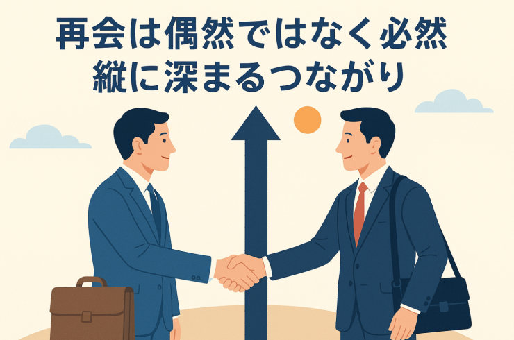 再会は偶然ではなく必然──リーダー人生を支える“縦のつながり”の価値