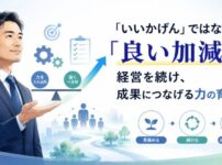 「いいかげん」ではなく「良い加減」――経営を続け、成果につなげる力の育て方